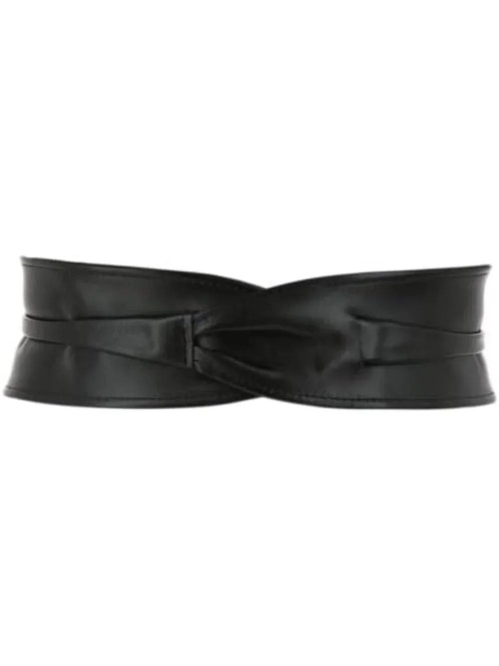 Stylish Italian Leather Obi Belt for Women - Chic Fashion Accessory, Versatile